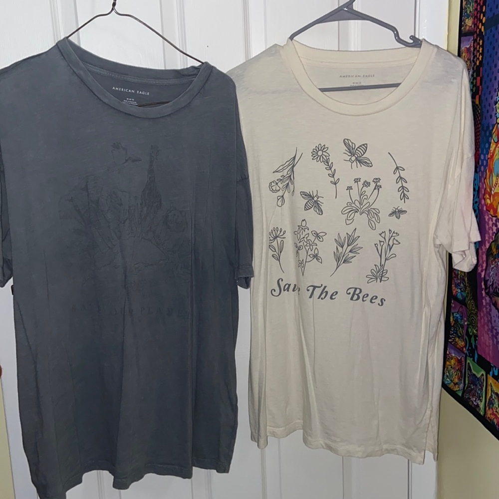 Set of 2 American Eagle Graphic T-Shirts